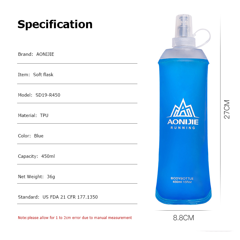 AONIJIE SD19 R450 Soft Flask F - Water Bag Collapsible のレビューと価格