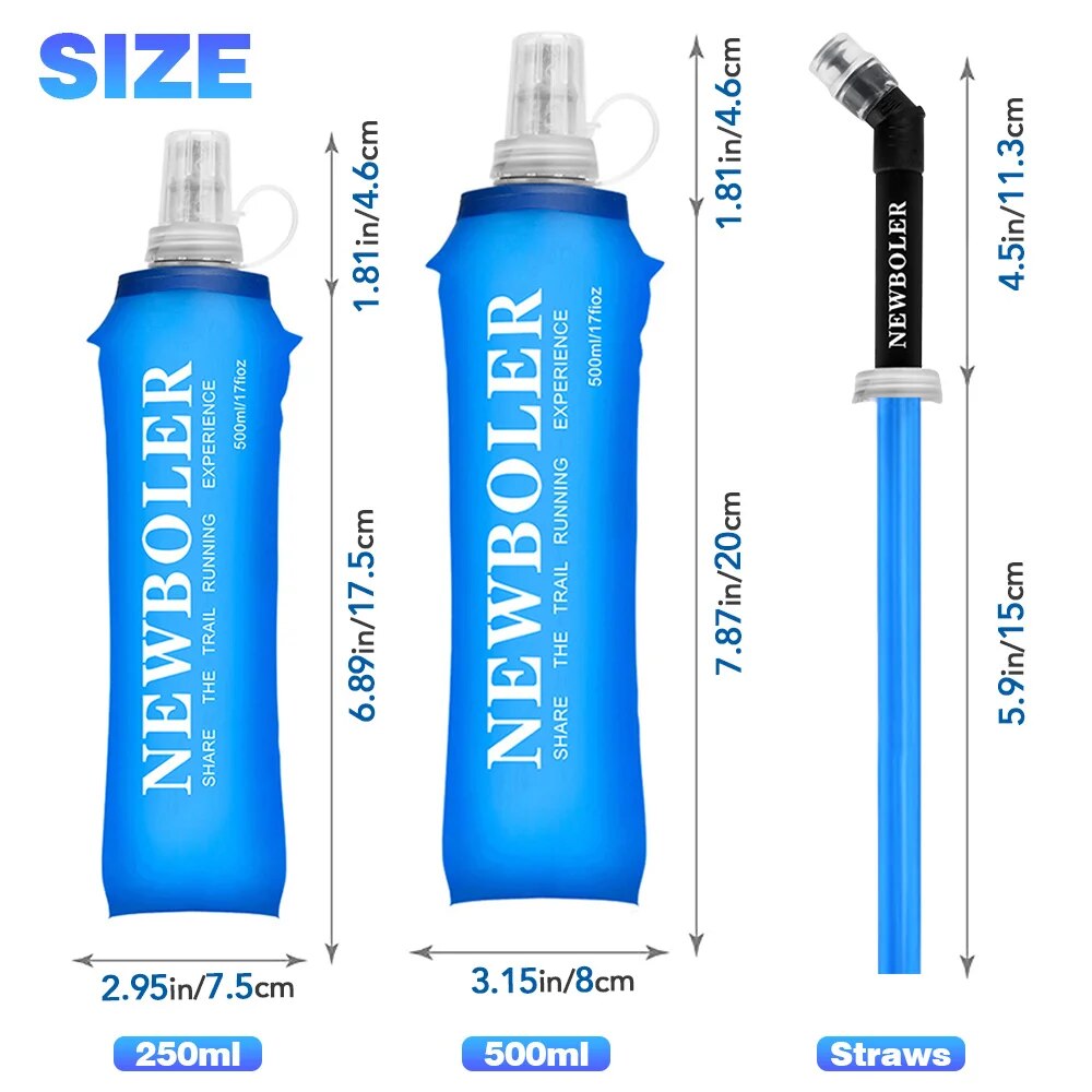 NEWBOLER 250ml 500ml Water Bot - Water Bag Collapsible のレビューと価格