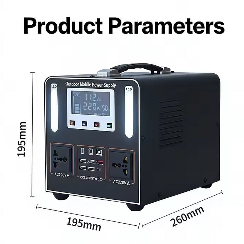 220V LiFePO4 Portable Power St - Solar Emergency Charger のレビューと価格