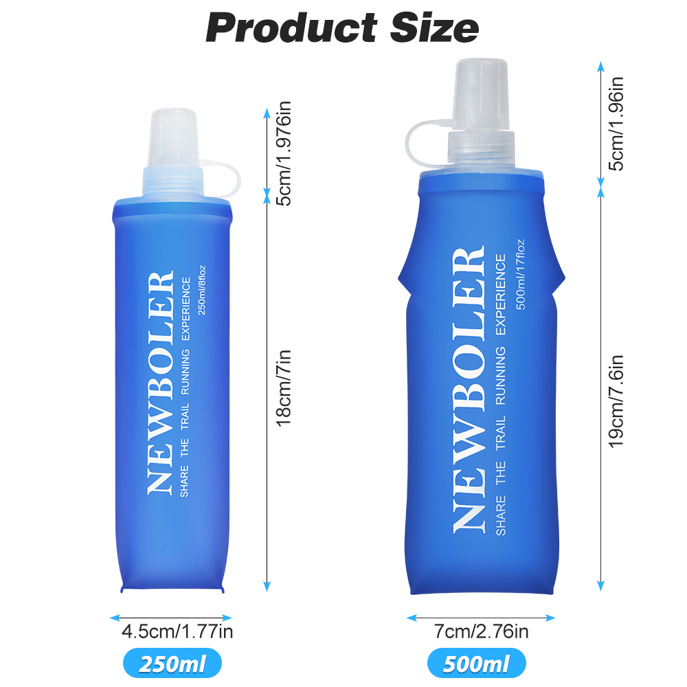 NEWBOLER 150ml 250ml 500ml Wat - Water Bag Collapsible のレビューと価格