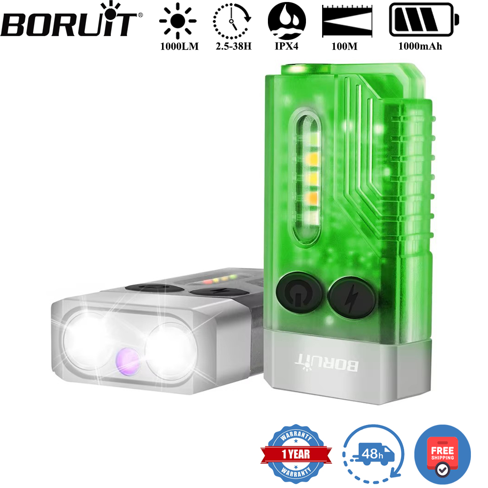 BORUiT V10 Keychain UV LED EDC - Fishing Kit Compact のレビューと価格