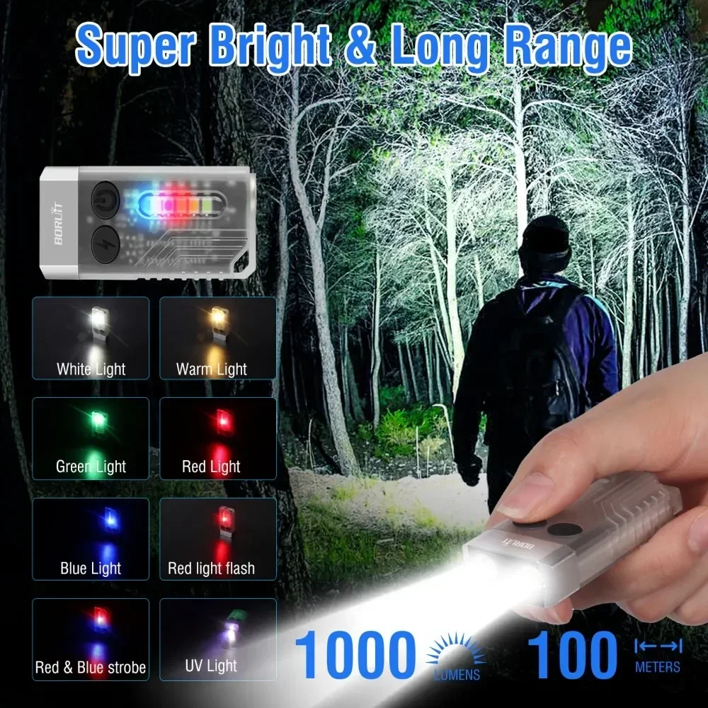 BORUiT V10 Keychain UV LED EDC - Fishing Kit Compact のレビューと価格