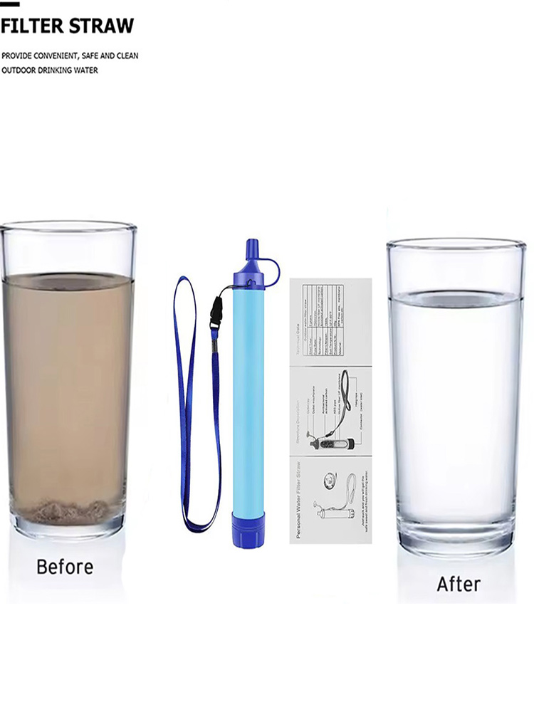 Portable Water Filter Straw, P - Water Purification Straw のレビューと価格