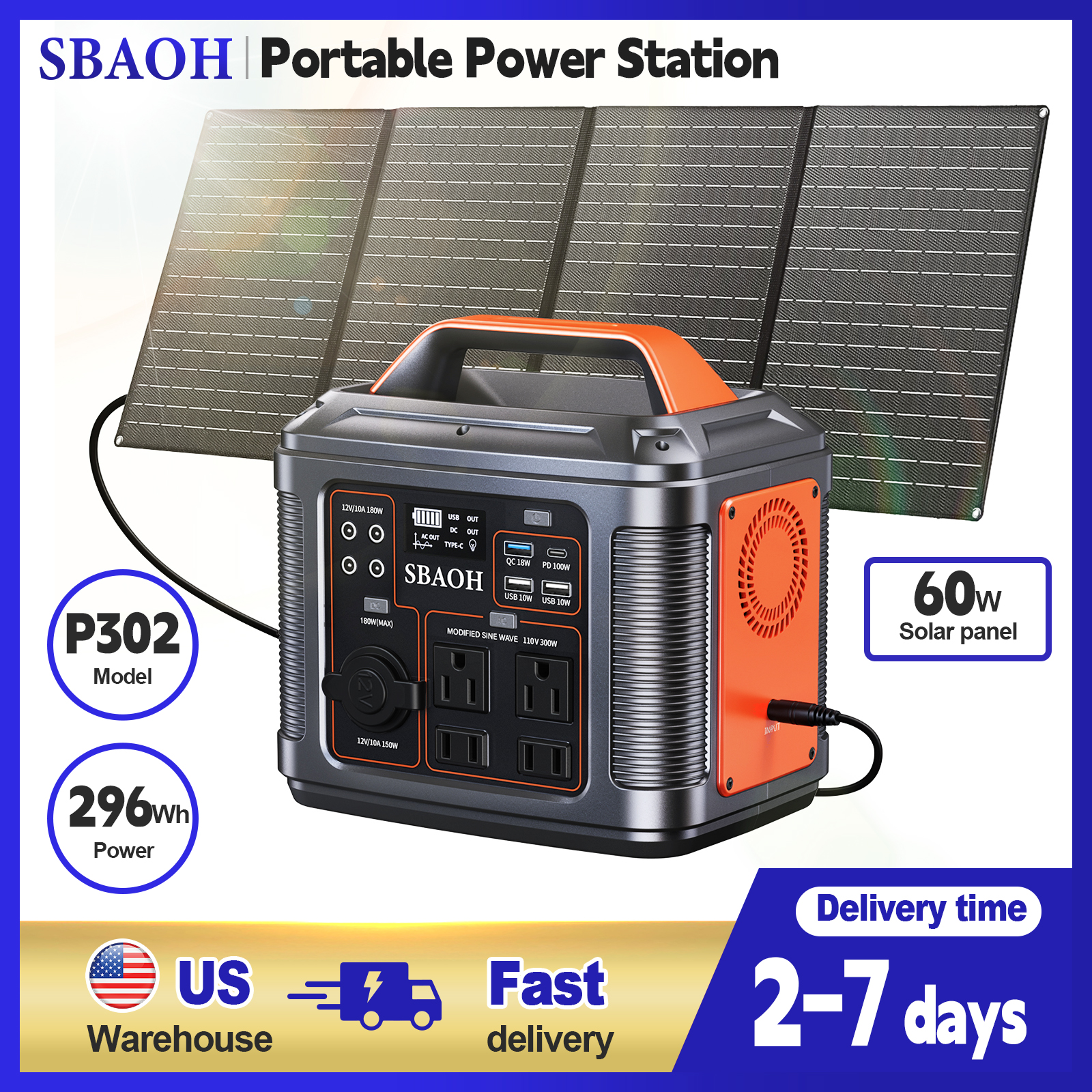 300W Portable Power Station, 2 - Solar Emergency Charger のレビューと価格