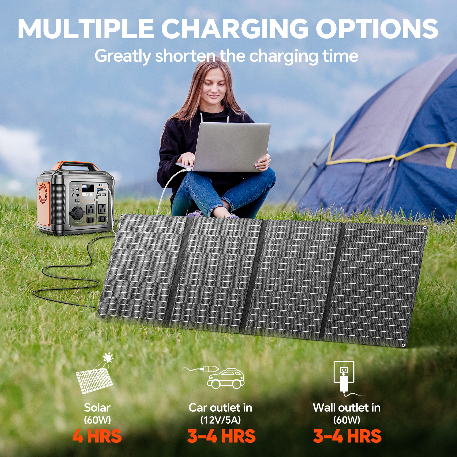 300W Portable Power Station, 2 - Solar Emergency Charger のレビューと価格