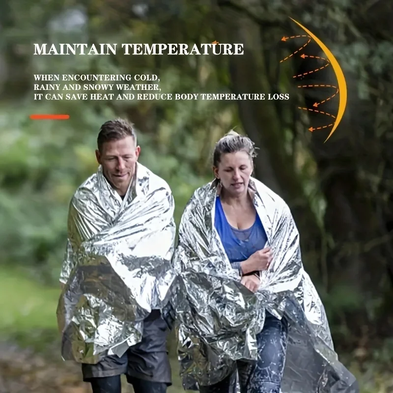 1pcs Outdoor survival portable - Survival Blanket Reflective のレビューと価格