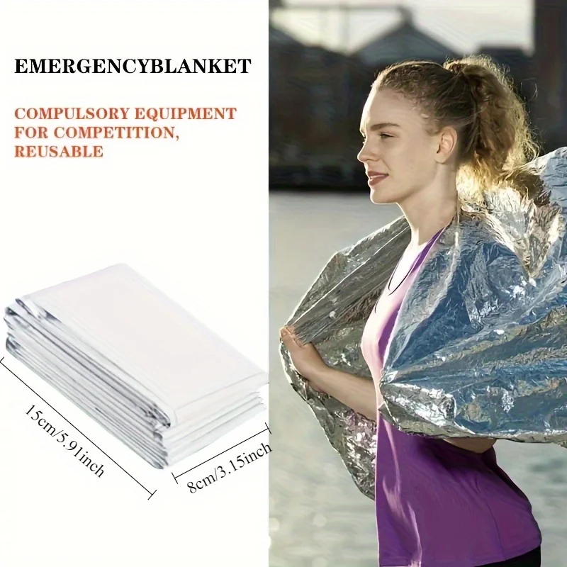 1pcs Outdoor survival portable - Survival Blanket Reflective のレビューと価格