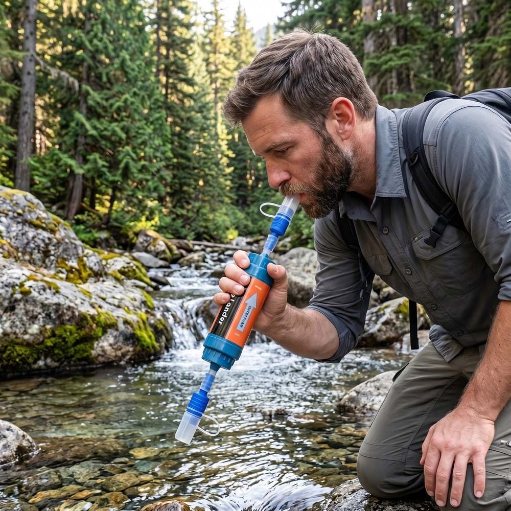 Mini Mini Water Filter Straw S - Water Purification Straw のレビューと価格