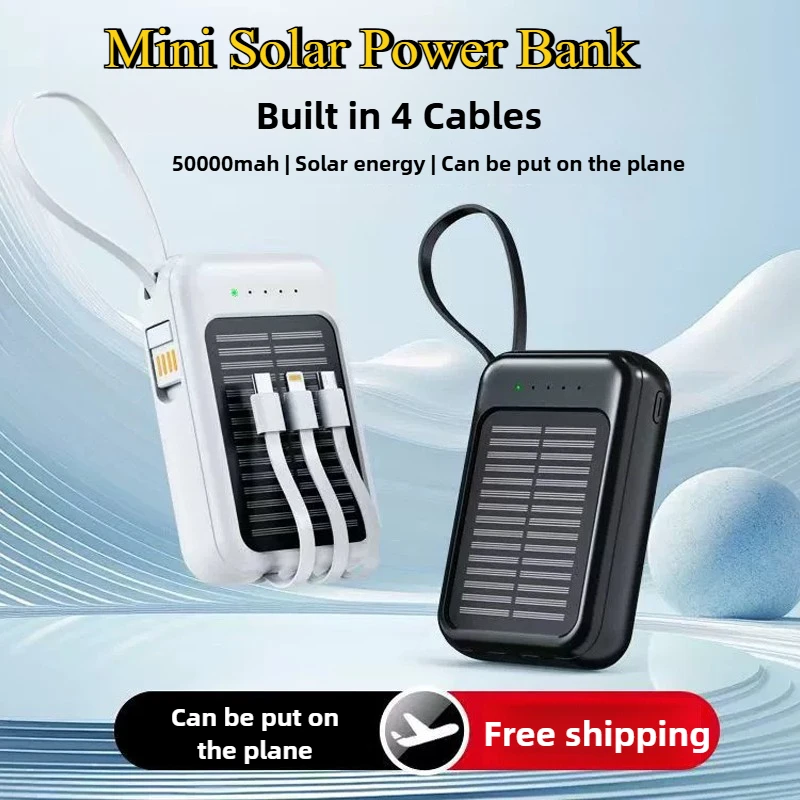 50000mAh Solar Power Bank Supe - Solar Emergency Charger のレビューと価格