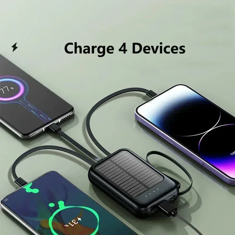 50000mAh Solar Power Bank Supe - Solar Emergency Charger のレビューと価格