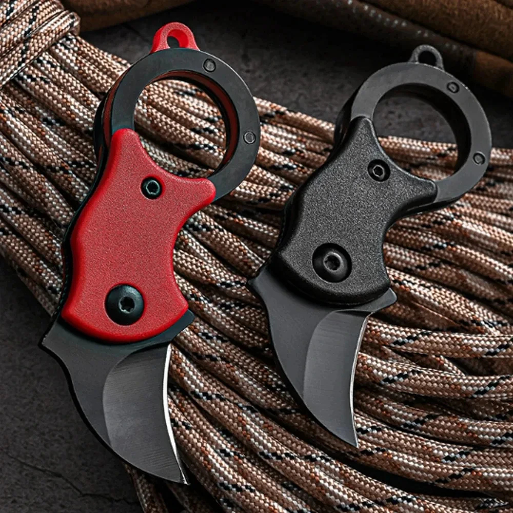 Camping Small Mini Portable Kn - Bushcraft Knife Fixed のレビューと価格