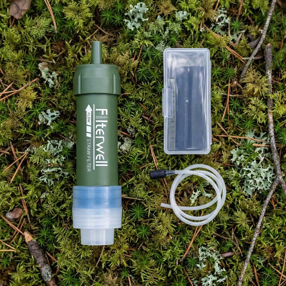 Mini Mini Water Filter Straw P - Water Purification Straw のレビューと価格