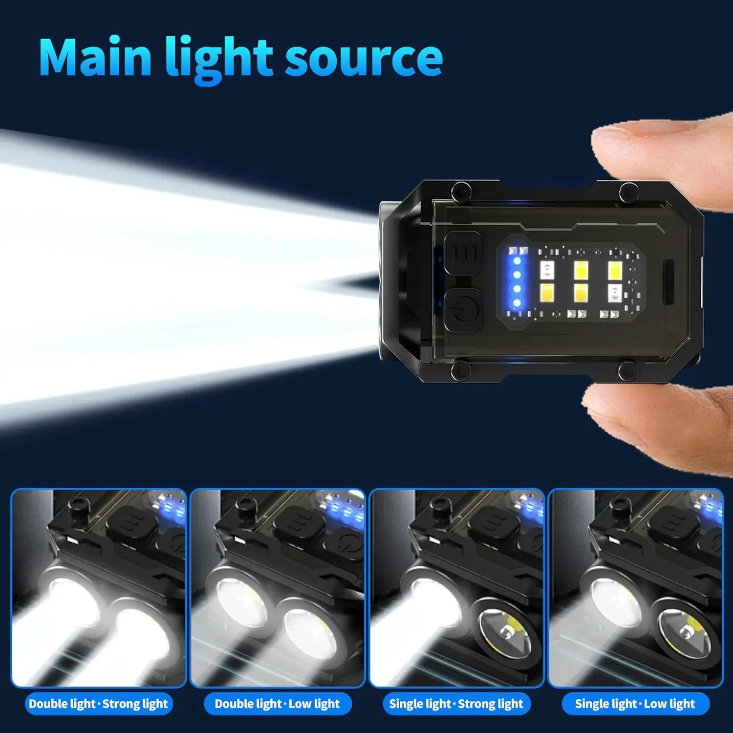 Mini COB Keychain Flashlight,C - Fishing Kit Compact のレビューと価格