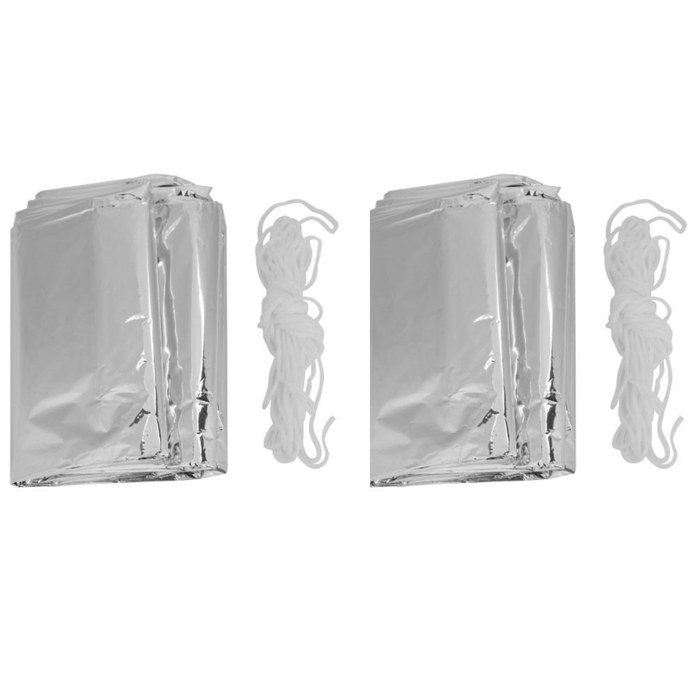 2 Pcs Reflective Emergency She - Survival Blanket Reflective のレビューと価格