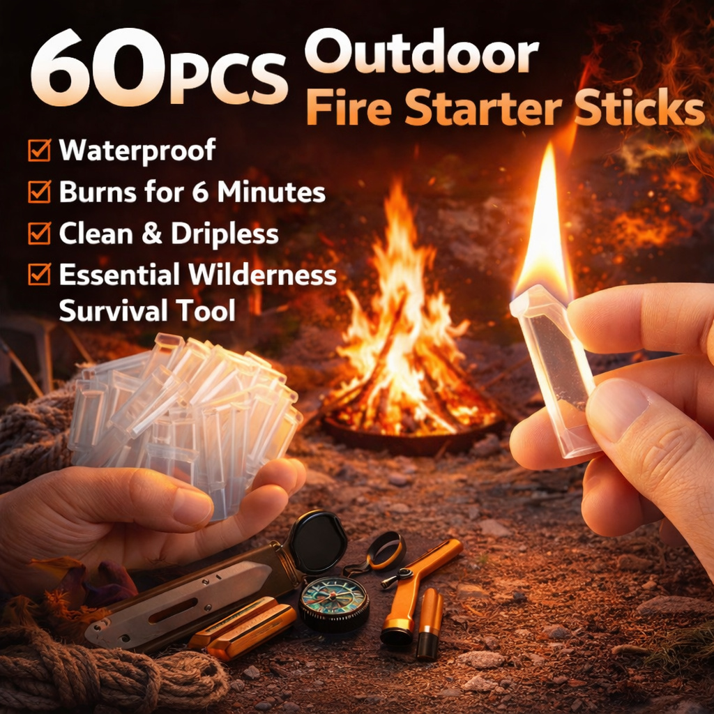 60PCS Waterproof Fire Starter  - Fire Starting Kit のレビューと価格