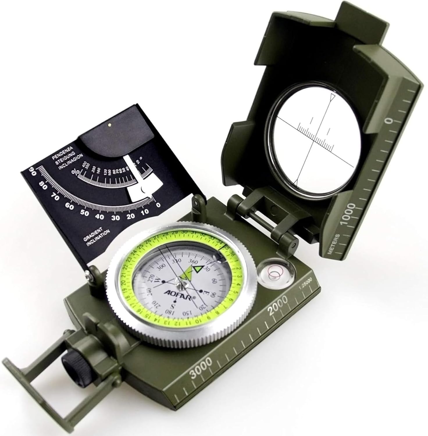Military Compass for Hiking, L - Compass Lensatic のレビューと価格