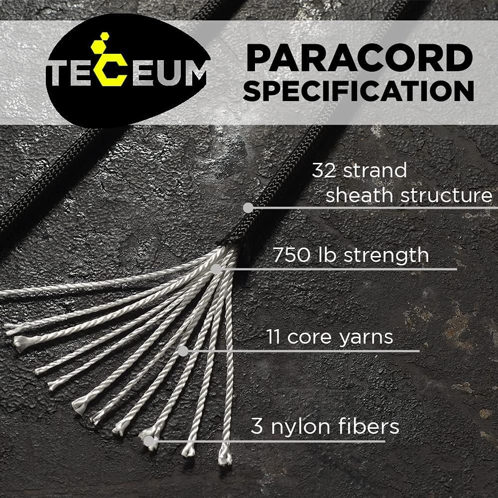750 lb Paracord Rope 1000ft/20 - Para Cord 1000Ft のレビューと価格
