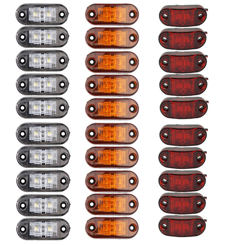 10PCS Warning Lights LEDs Diod - Signal Panel Orange のレビューと価格