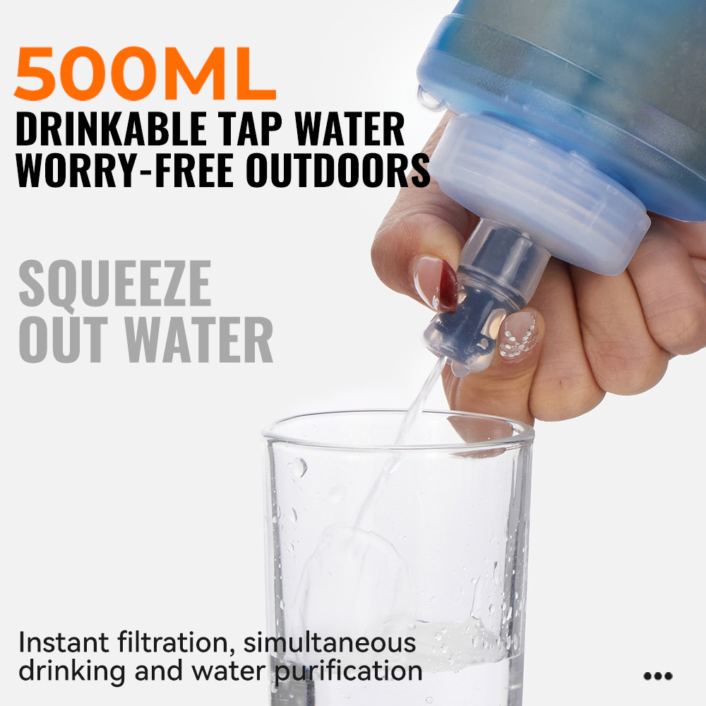 WRELS Water Filter Bottle Coll - Water Bag Collapsible のレビューと価格