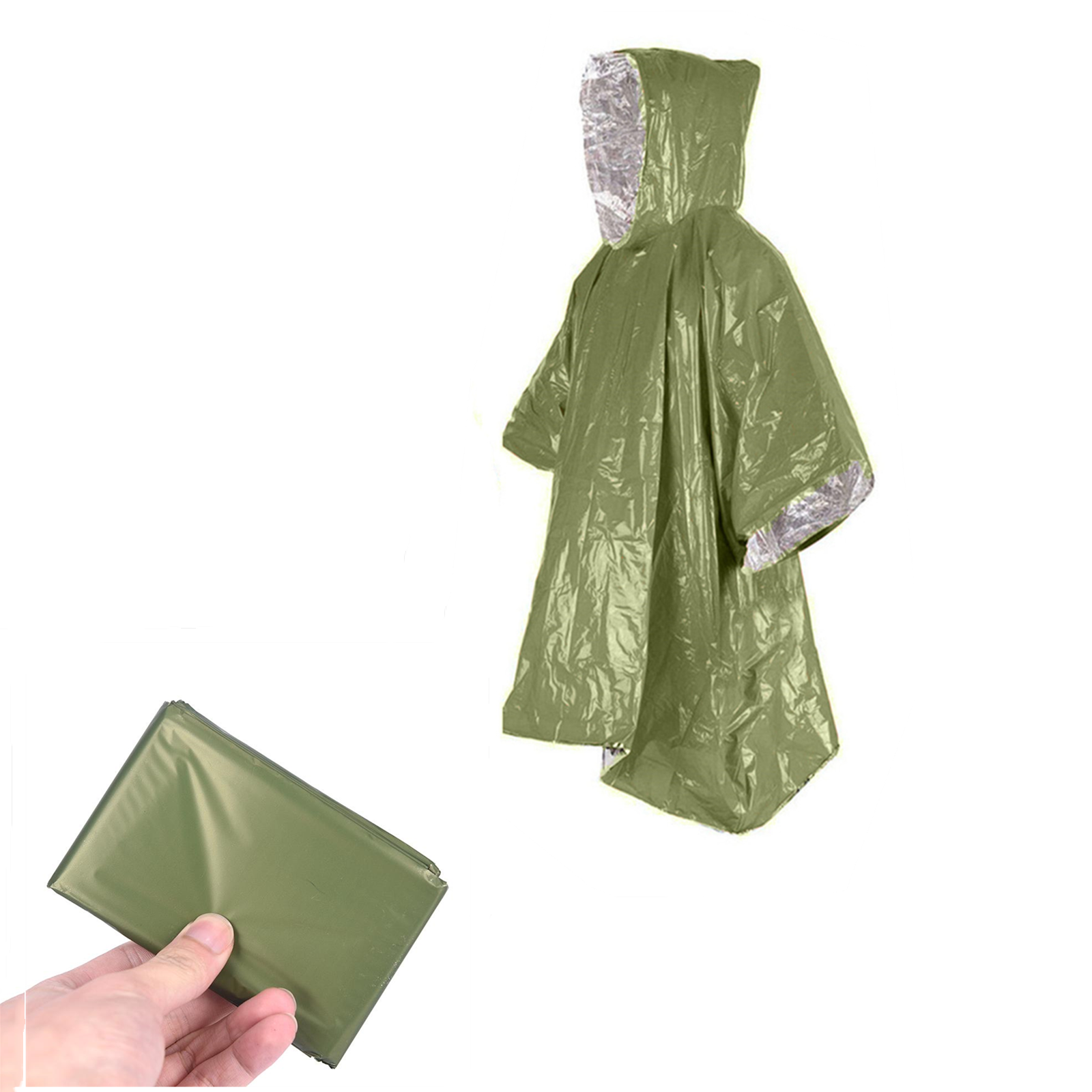 Emergency Disposable Aluminum  - Emergency Poncho Rain のレビューと価格