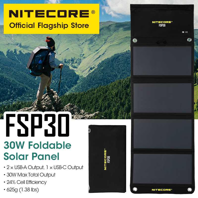 NITECORE FSP30 30W Portable So - Solar Emergency Charger のレビューと価格