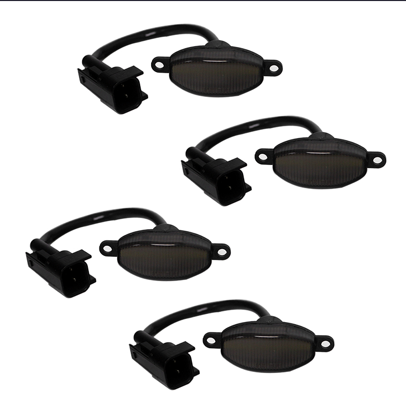 4PCS Smoked Lens Front Amber & - Signal Flare Kit のレビューと価格