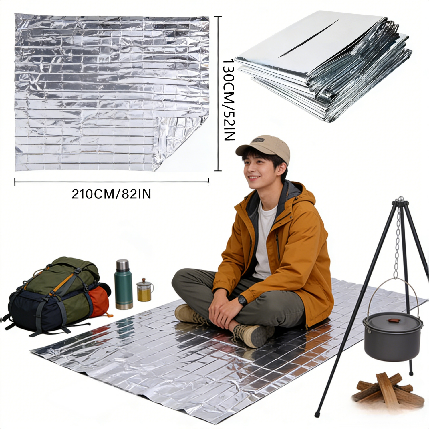 Foldable Reflective Survival B - Survival Blanket Reflective のレビューと価格