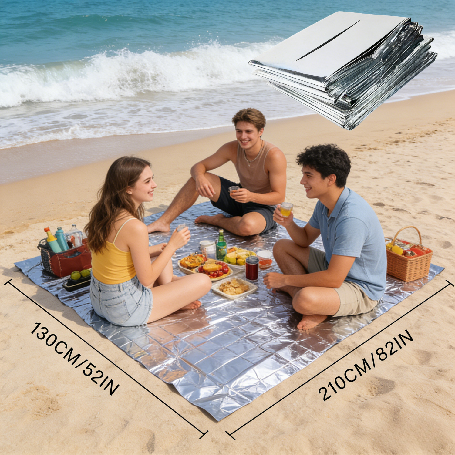 Foldable Reflective Survival B - Survival Blanket Reflective のレビューと価格