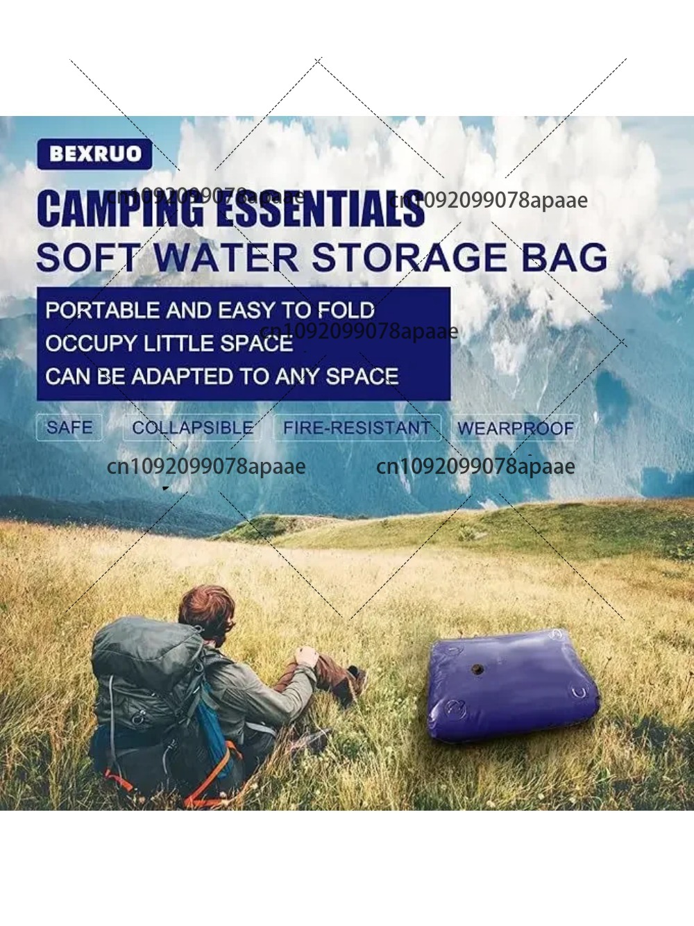 110L PVC Water Storage Bag, Po - Water Bag Collapsible のレビューと価格
