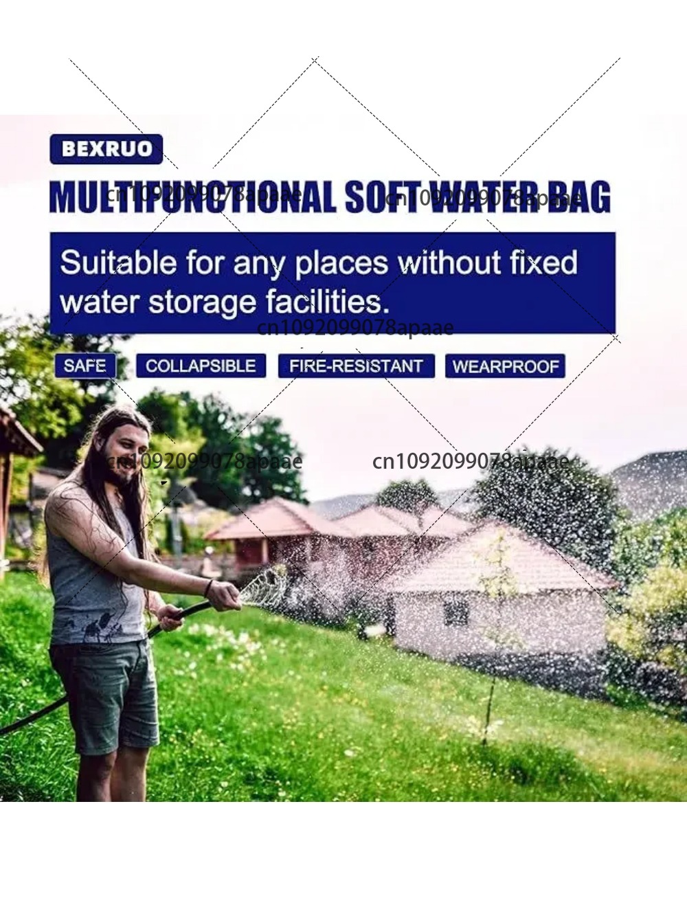 110L PVC Water Storage Bag, Po - Water Bag Collapsible のレビューと価格