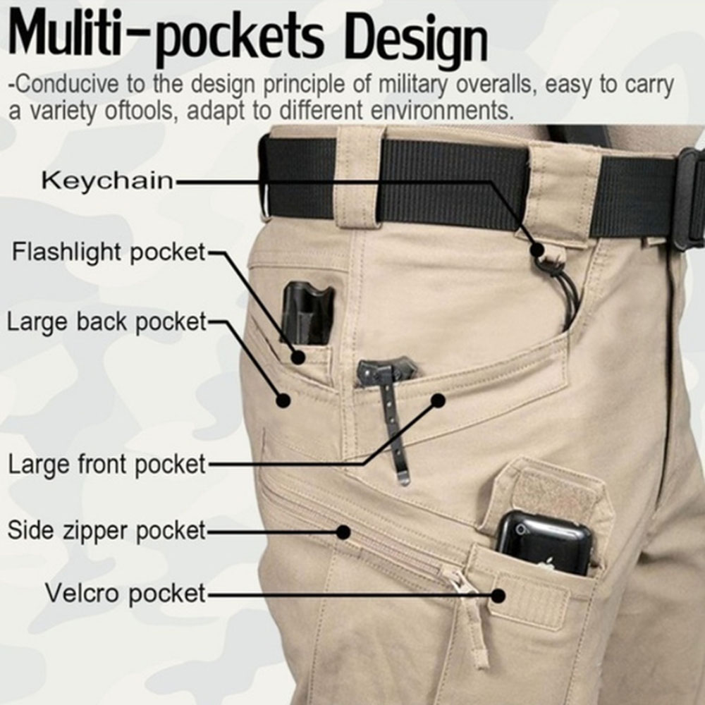 Men's Tactical Cargo Pants 6XL - Fishing Kit Compact のレビューと価格