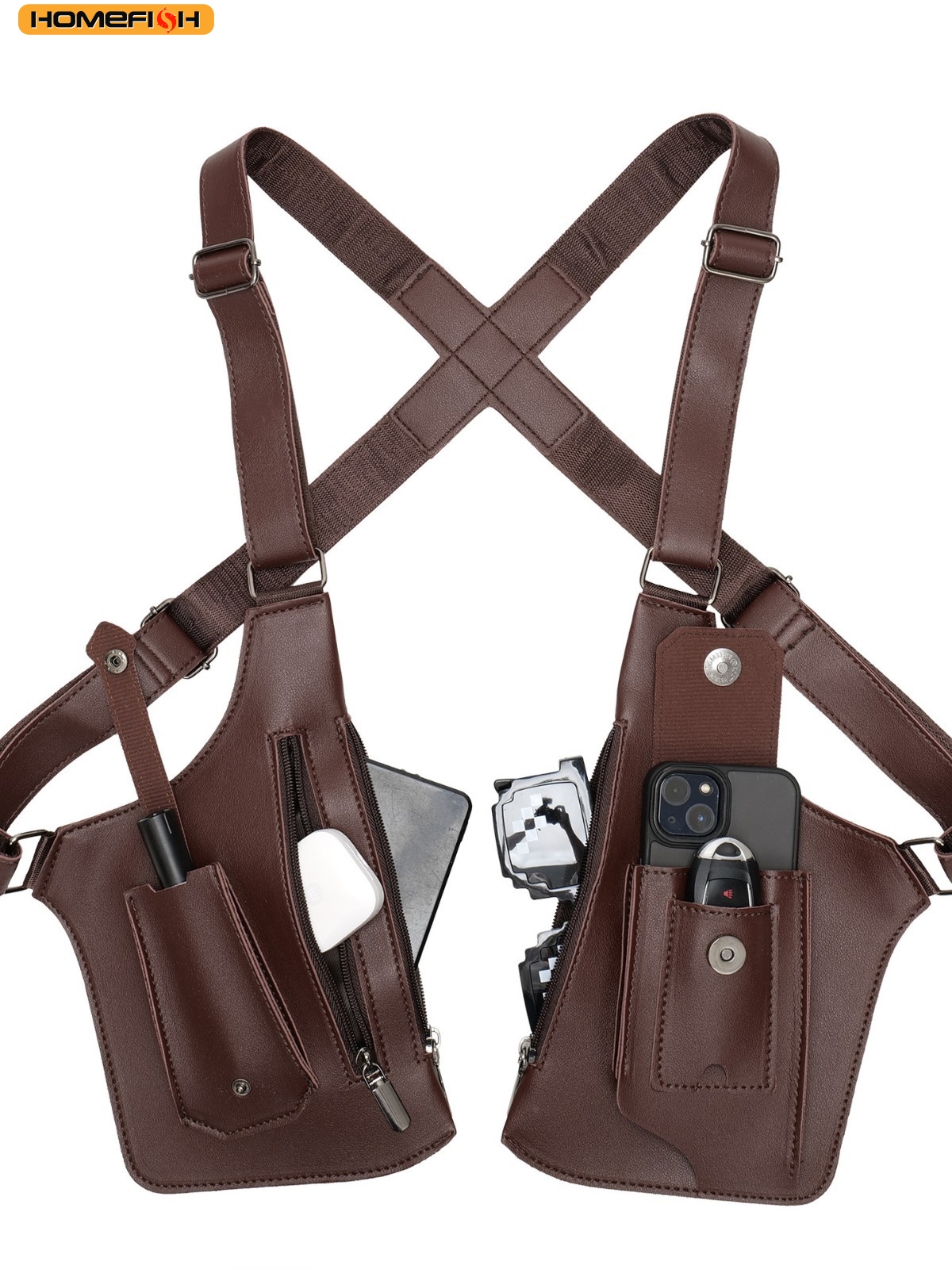 HOMEFISH Double Shoulder Strap - Fishing Kit Compact のレビューと価格