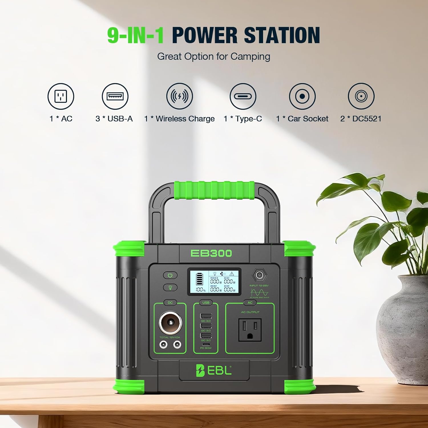 330W Portable Power Station 28 - Solar Emergency Charger のレビューと価格